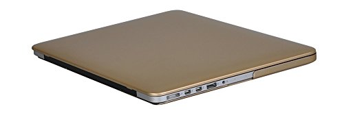 Topideal Hartschalenhülle für MacBook Pro mit Retina-Display (13 Zoll / 33 cm, Modell A1425/A1502), mattiert New-Gold - 6
