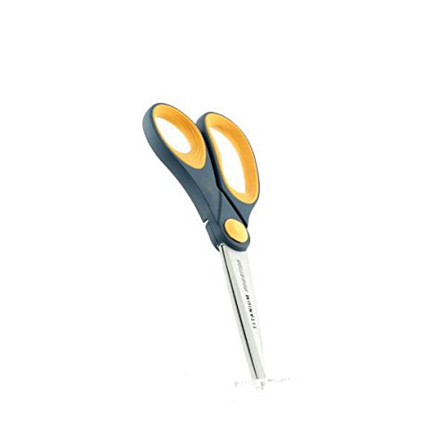Westcott E-30681 00 Titanium Non Stick Schere, 21 cm, grau-gelb - 10
