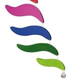 Windspiel, Mobile „Moving Colours“ handgearbeitet aus lackiertem Holz, werkstatt-design… schönes aus werkstätten für behinderte Menschen - 3