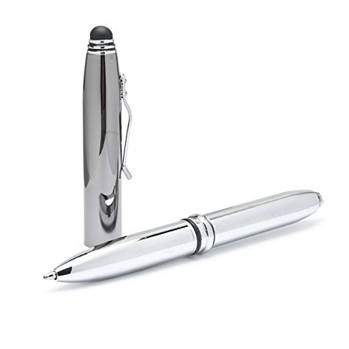 Peapod Business 3 in 1 Multi-Funktion Taschenlampe Kugelschreiber und Stift – Silber - 5