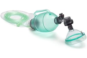 THE OXYGEN STORE Bag-Valve-Mask ((Size 5 Mask Adult), Transparent
