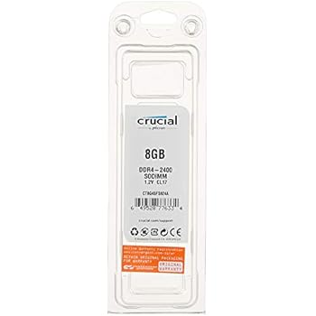 Crucial CT8G4DFS824A 8Go (DDR4, 2400 MT/s, PC4-19200, Single Rank x8 ...