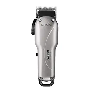 Andis US-PRO Li long lasting Cordless Power with Adjustable Blade Clipper for Men (Grey) (AS73010)