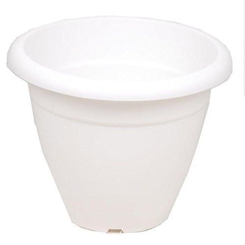 Plant Pot Round Diameter 40 cm – White