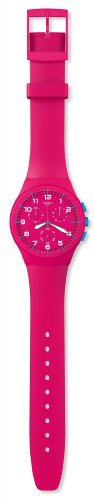 Swatch Chronograph Pink Dial And Pink Strap Watch SUSR401
