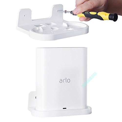 Supporto da parete Supporto da tavolo BECEMURU Stabilità Supporto da parete ABS Supporto da appoggio Supporto Guardia del router per la stazione base Arlo Ultra