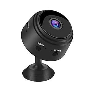 IFITech 720P/1MP- WiFi Camera - Emergency Battery Backup- Low Light Vision ?Indoor Security Camera - Nanny Camera - Mobile App - Black