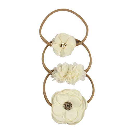 Shiningup Kid Fille Fleur Bandeau Bandeau Enfant Cheveux Bobbles Bandes Queue De Cheval Élastique Bandeau Élastique