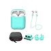 Produktbild Jiansheng01-ou Kopfhörerabdeckung, Silikon-Set Airpod2-Kopfhörer-Set, kabelloser Bluetooth-Kopfhörer, mit Rutschfester Seilschutzhülle, leicht zu tragen, Mehrfarbig Optional Modisch (Color : Rosa)