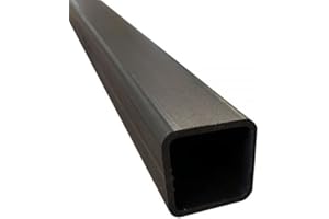 KIMETALS Mild Steel Square ERW Tube | Mild Steel Square Hollow Box Section | 2" x 2" x 16g (50.8mm x 50.8mm x 1.5mm) | 1m - 3m Lengths (1.5m)