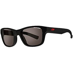 Julbo Reach gafas de sol polarizadas unisex infantil, Negro Mate/Logo rojo