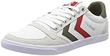 hummel sneaker grün Angesagte Farben hummel Unisex-Erwachsene Slimmer Stadil Low Sneaker, Weiß (White/Green 9208), 47 EU