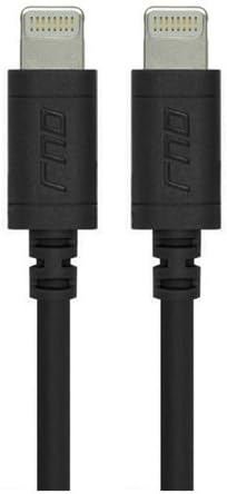 RND 2x Apple Certified Lightning Reversible USB 6ft Cable for iPhone (6/6 Plus/6S /6S Plus/5/5S/5C/SE) iPad (Pro/Air/Mini) iPod and Siri Remote Data Sync and Charge 8-Pin (6 feet/black) Bundle of two