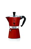 Bialetti Moka Express Red Stovetop Espresso Coffee Maker, 6 Cup RS.4616 (30.00% Off) - Amazon