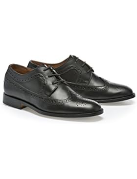 GALLUCCI J02116 Halbschuhe mit Budapest-Muster, College Blu