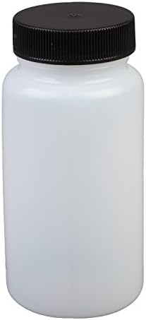 Consolidated Plastics 41672 Pharmaceutical Round Bottle with Cap, HDPE, 120cc., 12 Piece
