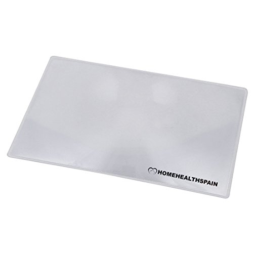 1 x Lupa de Bolsillo Fresnel para Lectura - Lupa para Coser - Lente de Bolsillo - Tamaño Folio A4