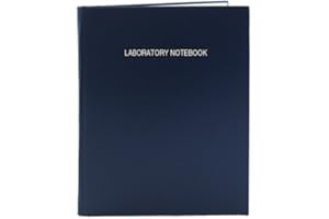 BookFactory A4 Lab Notebook - 168 Pages, Blue Cover, Hardbound, A4-8.27 x 11.69 (21 cm x 29.7cm) with 5mm Grid Format (LIRPE-168-4GR-A-LBT1)