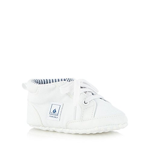 J By Jasper Conran Kids Designer Babies White Lace Up Booties 3-6 Months