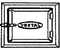 Vestal Mfg ST-88 Steel Cleanout Door 8 x 8 In.