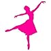 Produktbild Pretty Ballerina Dance Ballet Twirl 6" Pink Car Truck VINYL Decal Art Wall Sticker USA by Vinyl Creations Custom Decal