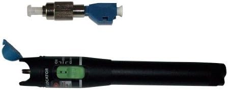 Visual Fault Locator Fiber Optic Optical Cable Tester Meter Detector (1mW VFL+FC-LC)