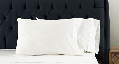 OrganicPro 100% Certified Organic Cotton 2 Pack Standard Pillowcase by Cifelli Home (Pillowcase (2 Pack), White)