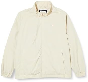 Tommy Jeans Tjm Essential Jacket Ext Dm0Dm20655, Giacca Antivento, Uomo, Grigio (Washed Black), 5XL