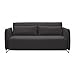 Produktbild Softline Cord Schlafsofa, anthrazit Filz 610 Gestell Chrom 170x76x96cm Liegefläche 148x200cm