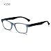 Produktbild logres 1 Paar Unisex Lesebrille Brille Full Frame (+ 1.0 bis + 4.0 Portable (# 012)