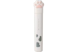 TMSITE Novedad Mini papelería Kawaii Gato Pata Tijeras de Acero Inoxidable Plegable Mano Tijeras, Mini portátil Kawaii Gato Pata Arte Tijeras(White)