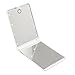 Wawoo Portable Foldable Mini LED Vanity Mirror, 8 Touch Sensor Dimmable LED Lights with 2X Magnifying Mirror, Cosmetics Folding Compact Travel Mirror Perfect for Applying Makeup