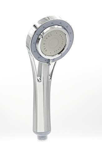 Douchette géothermale française médaillée 2 fois au concours Lépine ! (Chrome) Pommeau Douche Anti-Calcaire