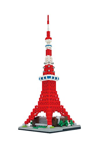 Preisvergleich Produktbild nanoblock NB-022 Minibaustein 3D-Puzzle - Tokyo Tower