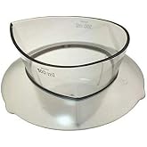 Cup with Plastic Base, Transparent Cup FLAVOR PLUS, compatible with Thermomix TM5