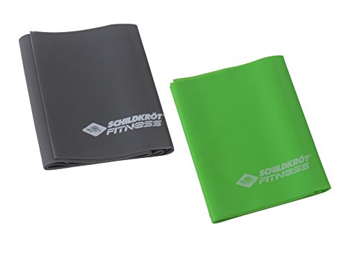 Schildkröt Fitness FITNESSBÄNDER, Latexfrei - 2er Set, in PVC Tube, 960120