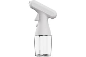 Topspeeder Pulverizador Aceite, 280 ml Eléctrico Pulverizador Aceite Spray, Pulverizador Aceite de Oliva para Cocina, Dispensador Aceite para Cocinar, Ensalada, Freidora de Aire, Barbacoa