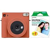 Instax Fujifilm Sq1 Terracotta Turuncu Fotoğraf Makinesi+Askı+pil+20'li Film