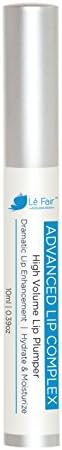 High Volume Lip Plumper Gloss - Le Fair Advanced Lip Complex - Dramatic Lip Enhancement Without Injections or Surgery - Hydrate & Moisturize - Get Bigger Fuller Sexier Healthier Lips