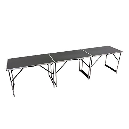 Multifunktionstisch Tapeziertisch Arbeitstisch 3-teilig 4-fach Höhenverstellbar - 3