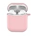 Produktbild Wanshop Kopfhörer Tasche für In Ear Ohrhörer für Apple AirPods Silikon Hülle Soft Case für Schutzhüllen-Silikonhülle Schutz AirPods Aufladen Case (Rosa)