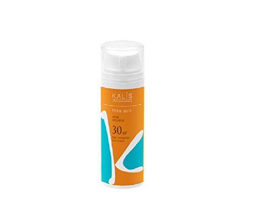 Dr Brunetta's 150 ml Kalis Natural high protection moisturising anti aging sunscreen tanning cream SPF 30 with jojoba, vitamin c and vitamin e. New supersize version.