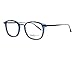 Produktbild Etnia Barcelona Brille (YORKVILLE BLGY) Titan - Acetate Kunststoff schwarz matt - blau gestreift