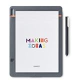 Lieferumfang: Bamboo Slate A5 von Wacom (CDS-610S), für Rechts- und Linkshänder geeignet/Kugelschreiber-Eingabestift inkl. Ersatzmine/Notizblock/Micro USB-Kabel/Schnellstartanleitung