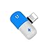 Produktbild Vazan - Dual Lighting Adapter 2 in 1 Audio-Ladegerät Kopfhörer Jack-Adapter für iPhone 7 Mini Lade Splitter Audio Converter für iPhone [Style 2]