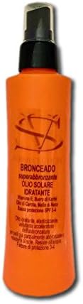 Seev Cosmeceutical Bronceado | Tanning Firming Moisturizing Sun Oil With Vitamin E, Shea Butter, Carrot Oil and Walnut Nut 200 ml