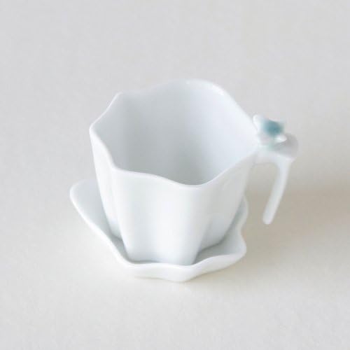 White Porcelain Flower Petal Design Pottery Ceramic Personal Tea Leaf Brewing Filter Infuser Strainer Saucer Gift Set