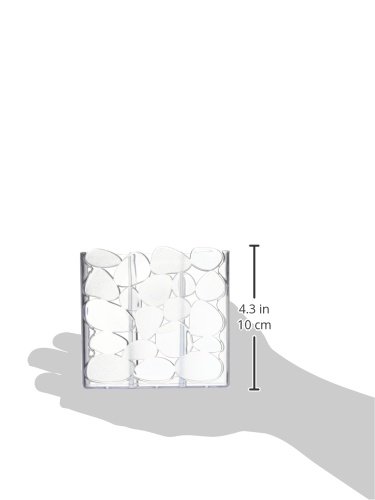InterDesign Pebblz Zahnbürstenhalter mit Saugnapf – Durchsichtig - 3