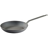 Tornwald-Schmiede Schmiedepfanne: Kaltgeschmiedete Bratpfanne mit 4,5 cm hohem Rand, Ø 24 cm (schwere Pfanne)