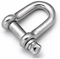 PJ Corderie SSD12 Stainless Steel 12 mm D-shackle B/S 7000 kgs